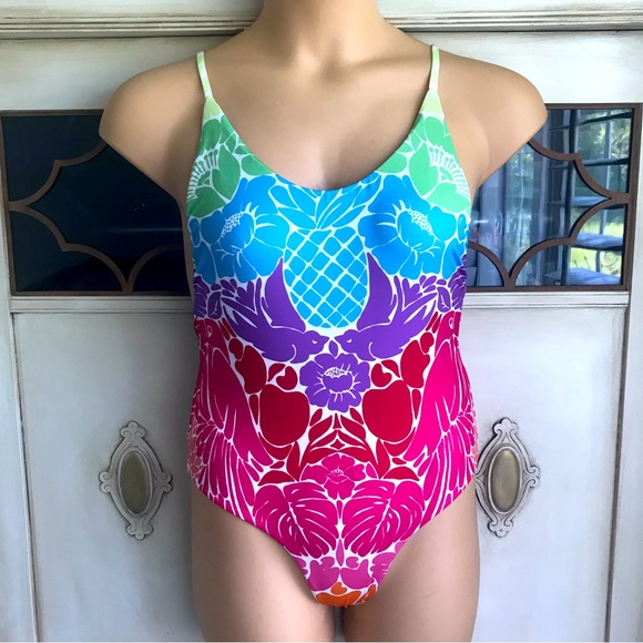 FARM Rio Other - NWT FARM RIO Tropical Graphic Print One Piece Swimsuit